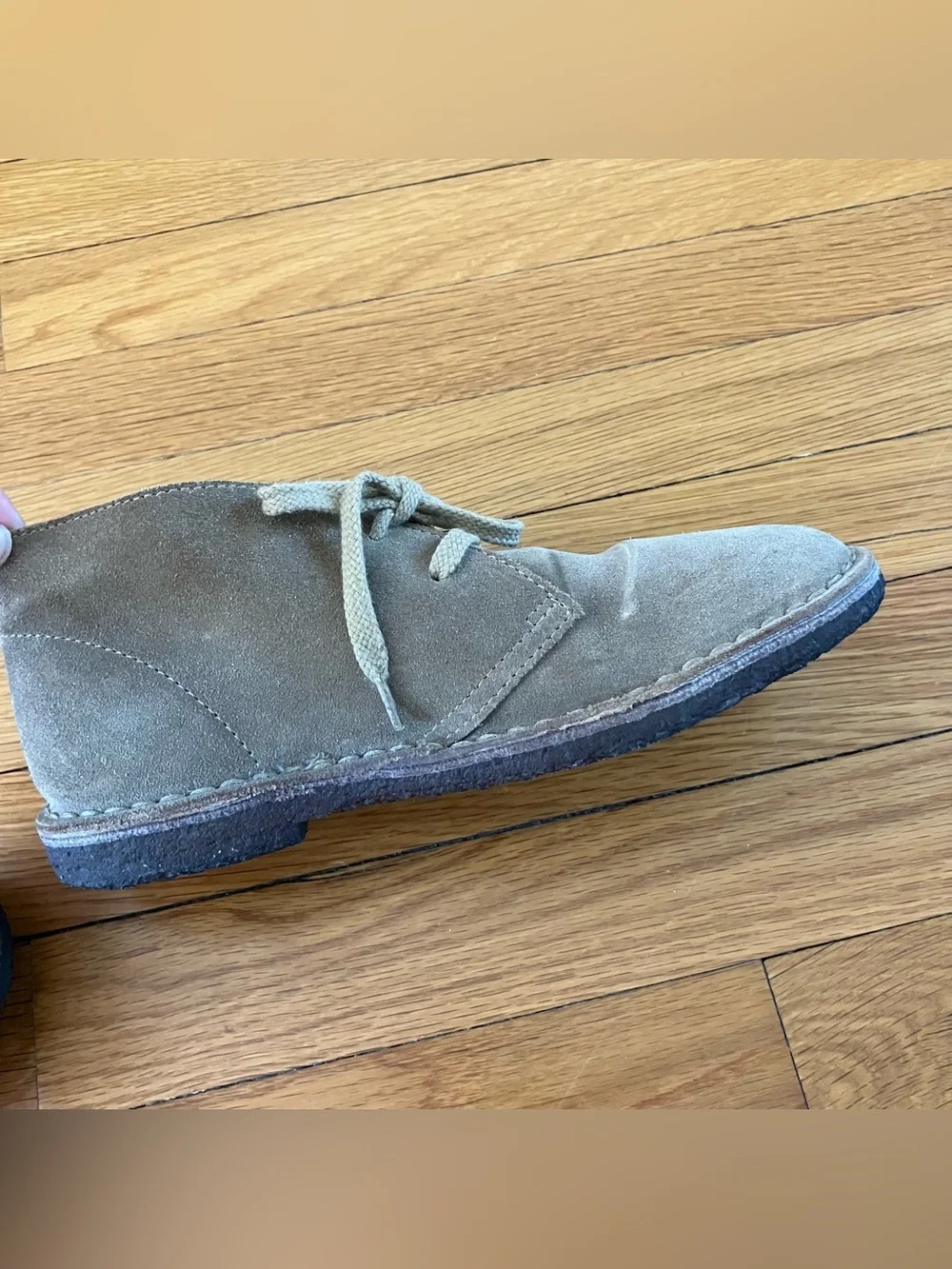 Crewcuts Desert Tan Preppy Classic Fall MacAlister Suede Leather Chukka Boots 4